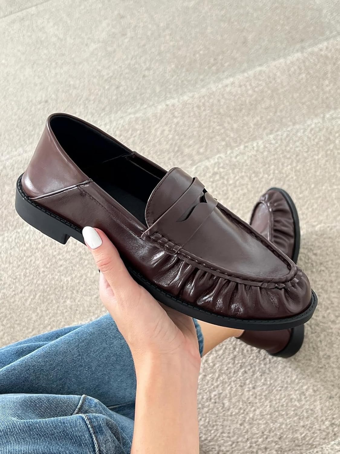 Women’s Elegant Slip-On Loafer Shoes - Image 2